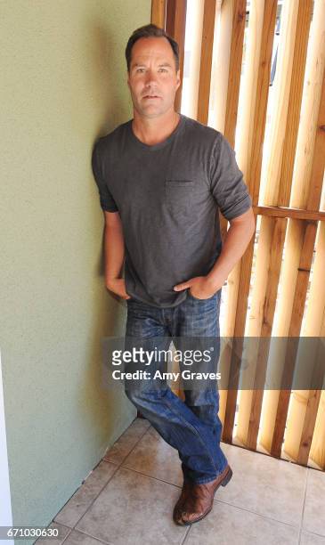 Bojesse Christopher poses for a photo during the "Reach" Movie Set Visit in Los Angeles on April 20, 2017 in Los Angeles, California. ***Bojesse...