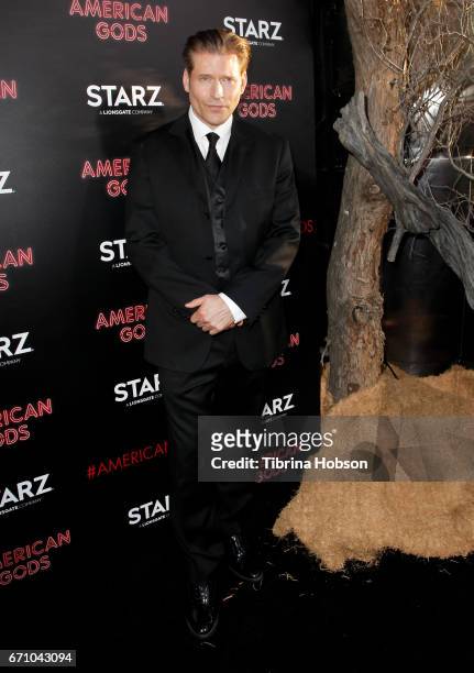 Crispin Glover attends the premiere of Starz's 'American Gods' at ArcLight Cinemas Cinerama Dome on April 20, 2017 in Hollywood, California.