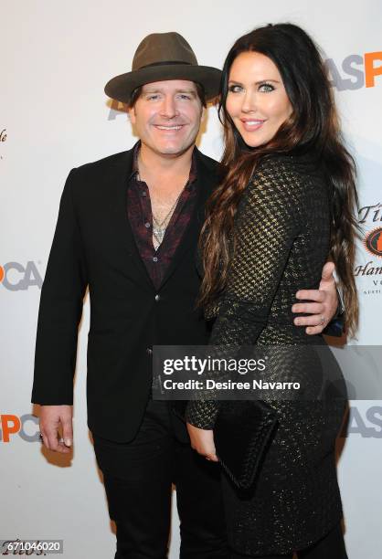 Jared Niemann and Morgan Petek attend ASPCA After Dark cocktail party at The Plaza Hotel on April 20, 2017 in New York City.