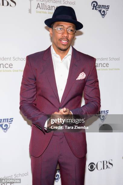 Nick Cannon attends the Independent School Alliance Impact Awards at the Beverly Wilshire Four Seasons Hotel on April 20, 2017 in Beverly Hills,...