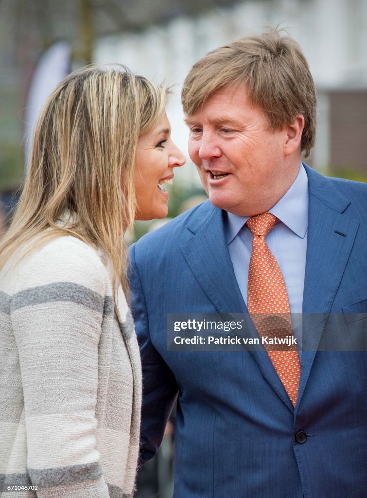 King Willem-Alexander Of The Netherlands and Queen Maxima Netherlands Attend The King's Games In Veghel