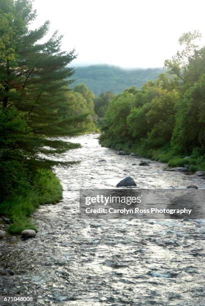 ammonoosuc river, littleton, new hampshire - carolyn ross stock pictures, royalty-free photos & images