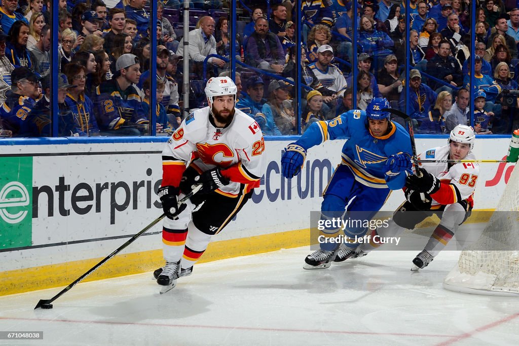 Calgary Flames v St Louis Blues