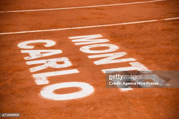 Monte Carlo Country Club during the Monte Carlo Rolex Masters 2017 on April 20, 2017 in Monaco, Monaco.