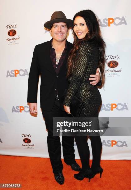 Jared Niemann and Morgan Petek attend ASPCA After Dark cocktail party at The Plaza Hotel on April 20, 2017 in New York City.