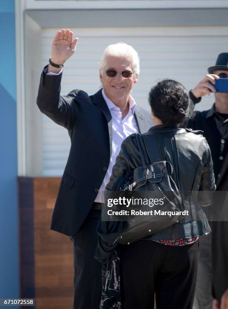 Richard Gere attends a photocall for his latest film 'Norman: The Moderate Rise and Tragic Fall of a New York Fixer' at the Hotel Casa Fuster on...