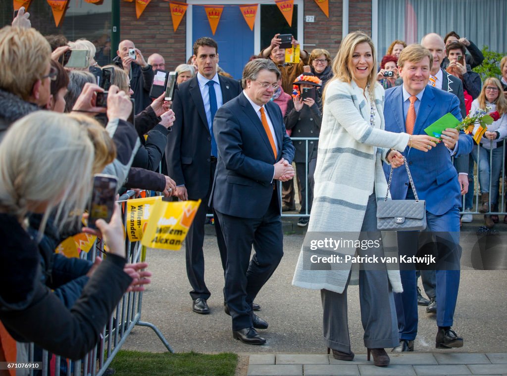 King Willem-Alexander Of The Netherlands and Queen Maxima Netherlands Attend The King's Games In Veghel