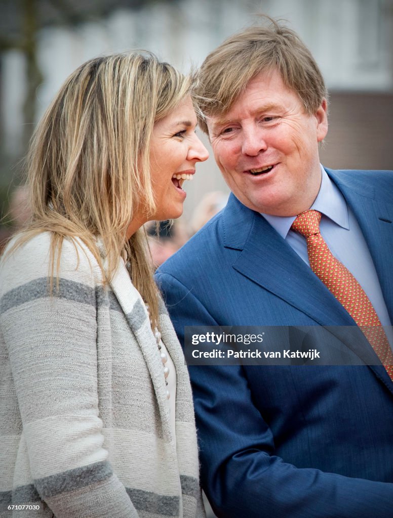 King Willem-Alexander Of The Netherlands and Queen Maxima Netherlands Attend The King's Games In Veghel