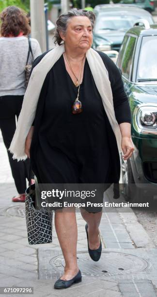 Elena Benarroch is seen on April 20, 2017 in Madrid, Spain.