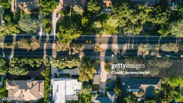 aerial of community - torrance stock pictures, royalty-free photos & images