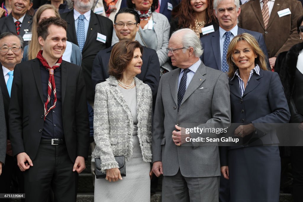 Swedish Royals And World Scout Foundation Visit Bundestag