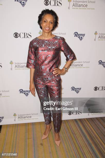 Attorney Nina L. Shaw attends the Independent School Alliance Impact Awards at the Beverly Wilshire Four Seasons Hotel on April 20, 2017 in Beverly...