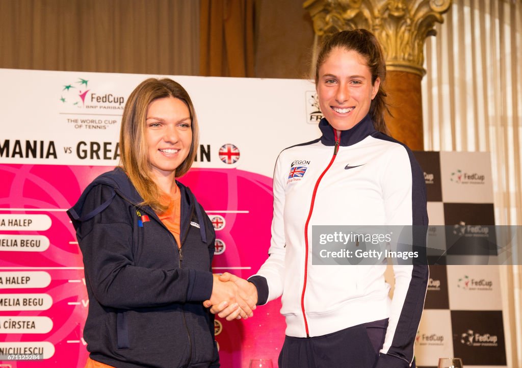 Romania v Great Britain - Fed Cup: World Group II Play Off: Previews