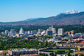 Aeial view of Reno, Nevada