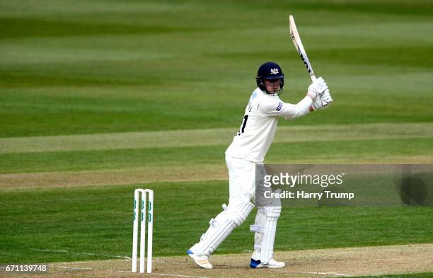 Will Tavare of Gloucestershire bats during Day One of the Specsavers County Championship Division Two match between Gloucestershire and Durham at The...