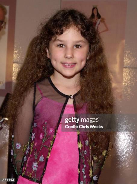 Actress Hallie Kate Eisenberg arrives at the Los Angeles premiere of ''Beautiful'' September 25, 2000 at the the Los Angeles County Museum of Art.