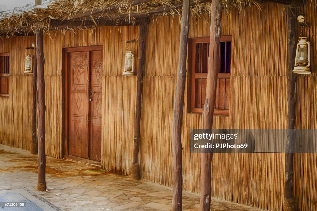 Vecchia casa di legno a Dubai - Quartiere Bastakiah