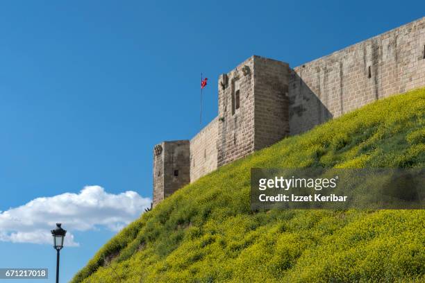 the fort of gaziantep, southeastern turkey - cidade de gaziantep - fotografias e filmes do acervo
