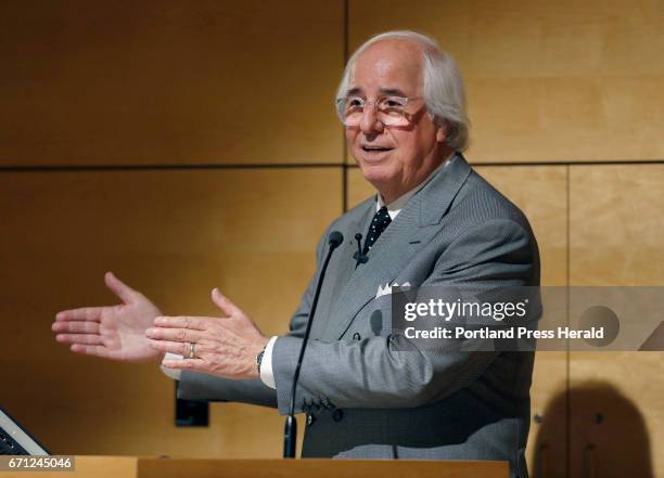 Frank Abagnale Jr., a leading fraud expert and former scam artist featured in the movie "Catch Me If You Can," speaks Thursday, April 20, 2017 at an...