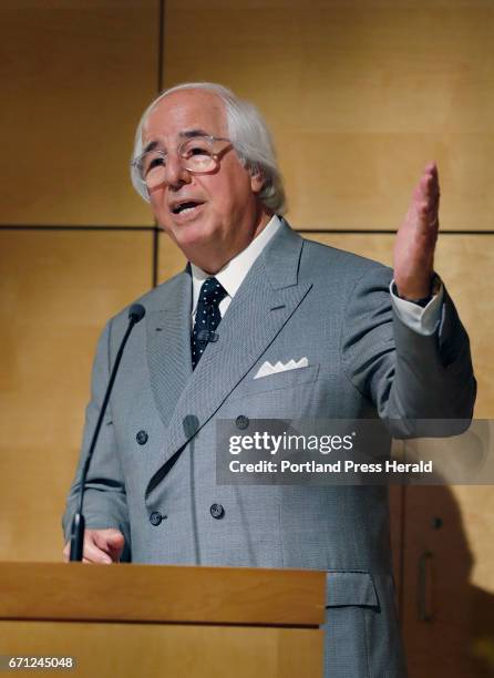 Frank Abagnale Jr., a leading fraud expert and former scam artist featured in the movie "Catch Me If You Can," speaks Thursday, April 20, 2017 at an...