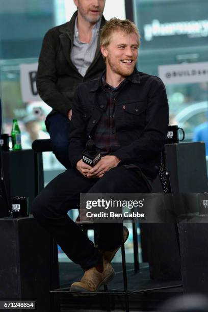 Actor/musician Johnny Flynn attends the Build Series to discuss the new TV series "Genius" at Build Studio on April 21, 2017 in New York City.