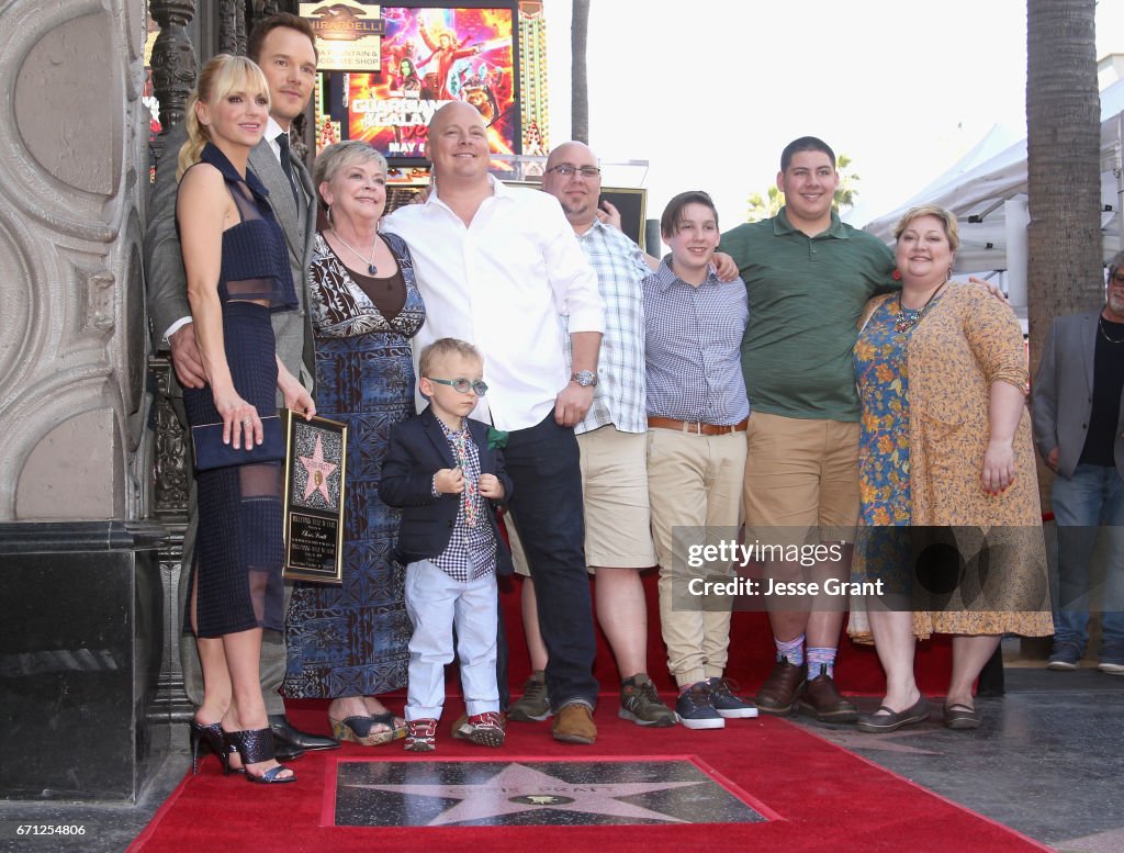 Chris Pratt Walk Of Fame Star Ceremony