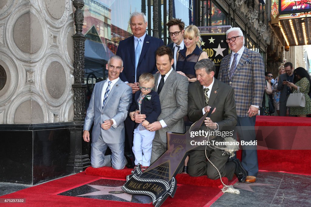 Chris Pratt Honored With Star On The Hollywood Walk Of Fame