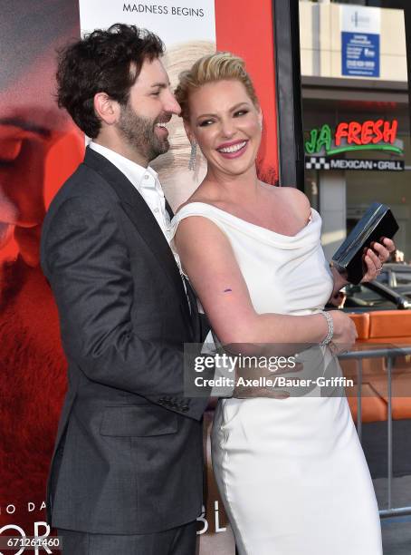 Actress Katherine Heigl and husband Josh Kelley arrive at the premiere of Warner Bros. Pictures' 'Unforgettable' at TCL Chinese Theatre on April 18,...