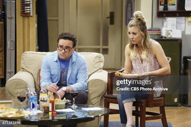 The Separation Agitation" -- Pictured: Leonard Hofstadter and Penny . Coverage of the CBS series THE BIG BANG THEORY, scheduled to air on the CBS...