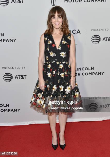 Actress Rosemarie DeWitt attends the "Sweet Virginia" Premiere during 2017 Tribeca Film Festival at Cinepolis Chelsea on April 21, 2017 in New York...