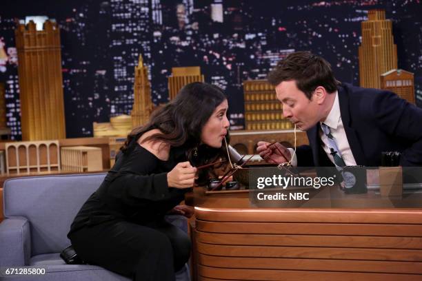217 Salma Hayek Jimmy Fallon Photos & High Res Pictures - Getty Images