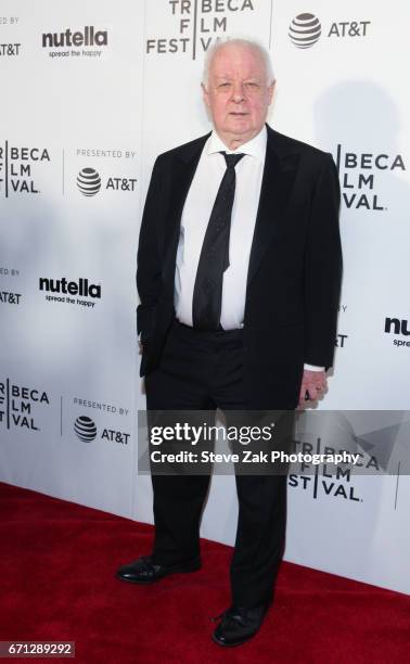 Director Jim Sheridan of "11th Hour" attends the Shorts Program: New York - Group Therapy during the 2017 Tribeca Film Festival at Regal Battery Park...