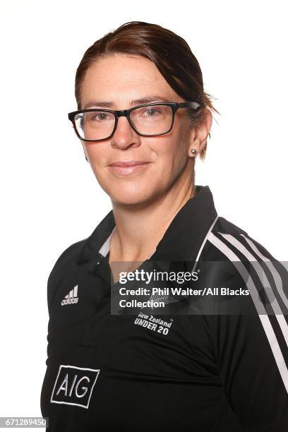 Kylie Wilson poses during the New Zealand U20 Headshots Session at Novotel Auckland Airport on April 22, 2017 in Auckland, New Zealand.