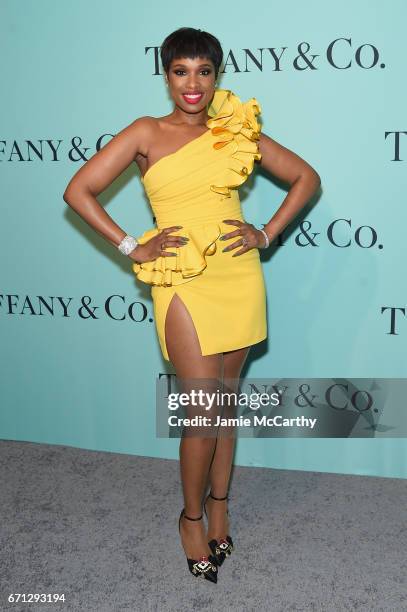 Jennifer Hudson attends the Tiffany & Co. 2017 Blue Book Collection Gala at ST. Ann's Warehouse on April 21, 2017 in New York City.