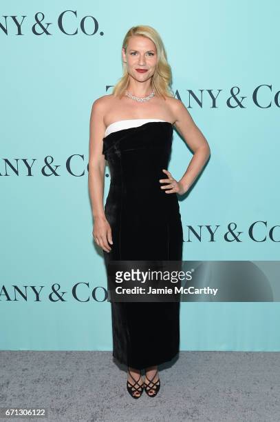 Actress Claire Danes attends the Tiffany & Co. 2017 Blue Book Collection Gala at ST. Ann&#39;s Warehouse on April 21, 2017 in New York City.