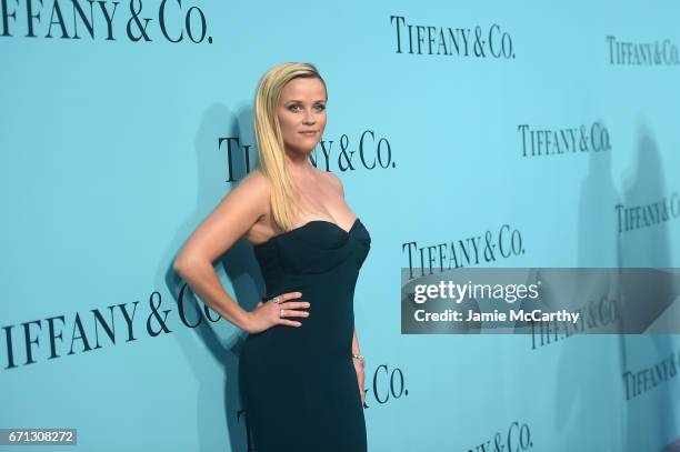 Actress Reese Witherspoon attends the Tiffany & Co. 2017 Blue Book Collection Gala at ST. Ann's Warehouse on April 21, 2017 in New York City.