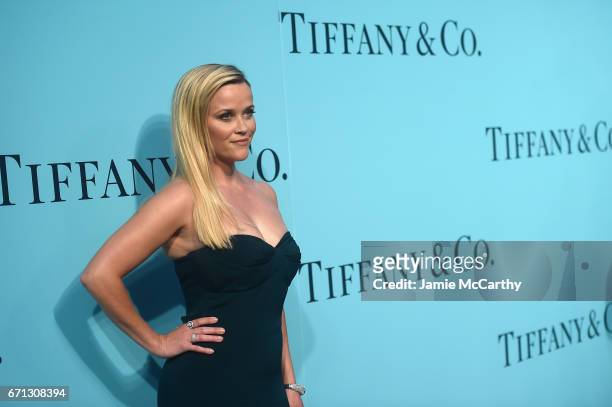 Actress Reese Witherspoon attends the Tiffany & Co. 2017 Blue Book Collection Gala at ST. Ann's Warehouse on April 21, 2017 in New York City.