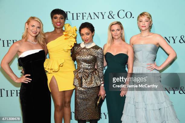 Claire Danes, Jennifer Hudson, Ruth Negga, Reese Witherspoon, and Haley Bennett attend the Tiffany & Co. 2017 Blue Book Collection Gala at ST. Ann's...