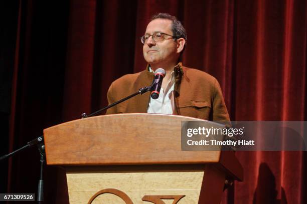 Sony Pictures Classics' Michael Barker appears on Day 3 of Ebertfest 2017 on April 21, 2017 in Champaign, Illinois.