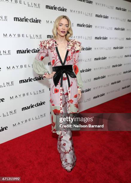 Actor Jaime King attends Marie Claire's 'Fresh Faces' celebration with an event sponsored by Maybelline at Doheny Room on April 21, 2017 in West...