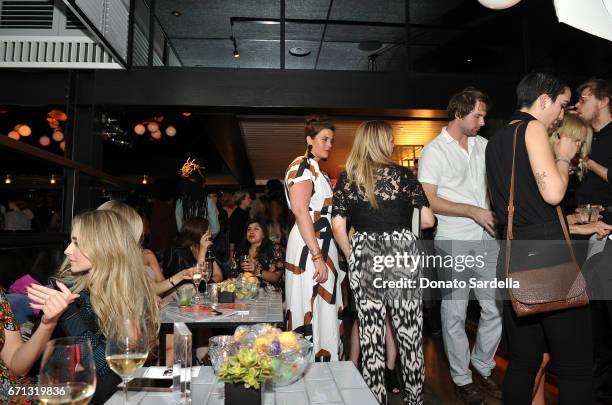 Guests attend Marie Claire's 'Fresh Faces' celebration with an event sponsored by Maybelline at Doheny Room on April 21, 2017 in West Hollywood,...