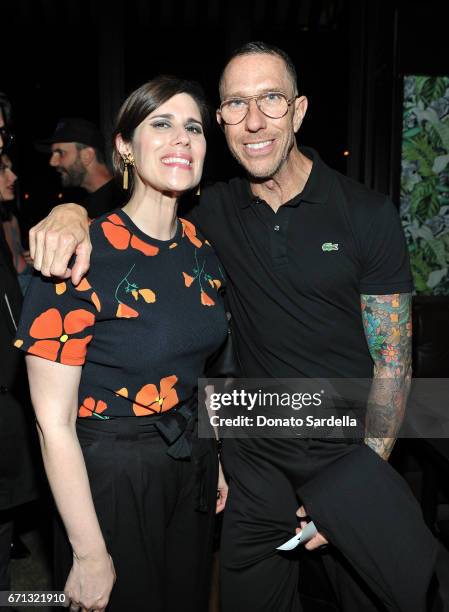 Designer Kate Mulleavy and hairstylist Chris McMillan attend Marie Claire's 'Fresh Faces' celebration with an event sponsored by Maybelline at Doheny...