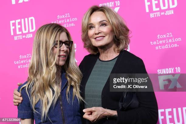 Executive producer Dede Gardner and actor Jessica Lange attend FX's 'Feud: Bette And Joan' FYC event at The Wilshire Ebell Theatre on April 21, 2017...