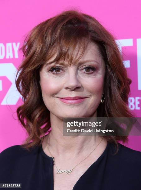 Actress Susan Sarandon attends FX's "Feud: Bette and Joan" FYC event at The Wilshire Ebell Theatre on April 21, 2017 in Los Angeles, California.