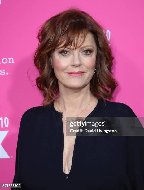 Actress Susan Sarandon attends FX's "Feud: Bette and Joan" FYC event at The Wilshire Ebell Theatre on April 21, 2017 in Los Angeles, California.