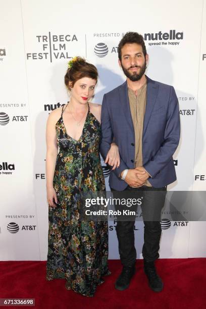 Michal Gassner and Roy Golan attend the screening for ÒBig SisterÓ at the Tribeca Shorts: Disconnected during the 2017 Tribeca Film Festival at Regal...