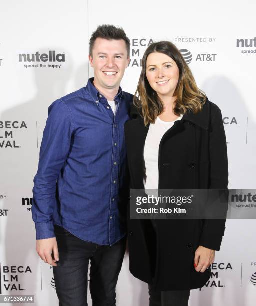 Jarrod Theodore and Simone Bagg attend the screening for ÒBig CityÓ at the Tribeca Shorts: Disconnected during the 2017 Tribeca Film Festival at...