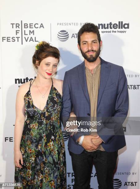 Michal Gassner and Roy Golan attend the screening for ÒBig SisterÓ at the Tribeca Shorts: Disconnected during the 2017 Tribeca Film Festival at Regal...