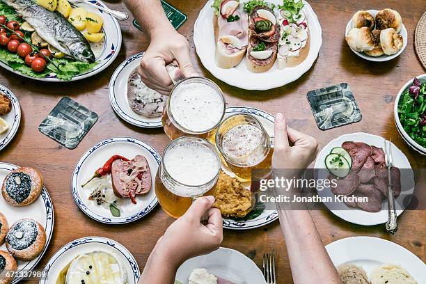 eastern european table 2 - prague stock pictures, royalty-free photos & images