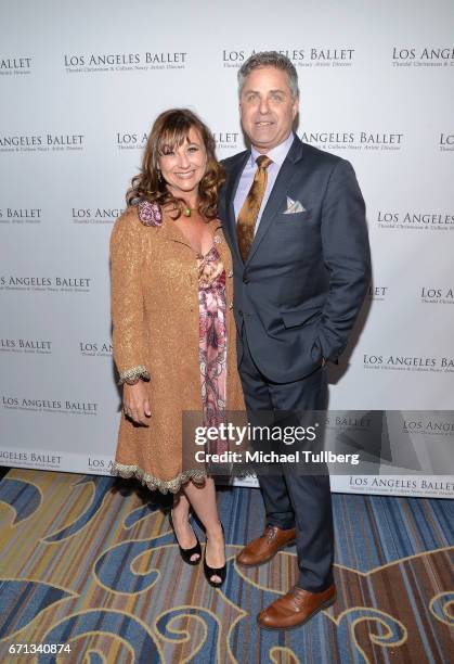 Robbi Morgan and actor Mark L. Walberg attend the Los Angeles Ballet Gala 2017 Honoring Lawrence Bender and former California Governor Gray Davis at...